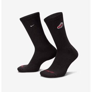 NIKE Dri-FIT Everyday Plus 'Air Max 1' Crew Socks‎ FQ0327-010 Black Men's 8-12